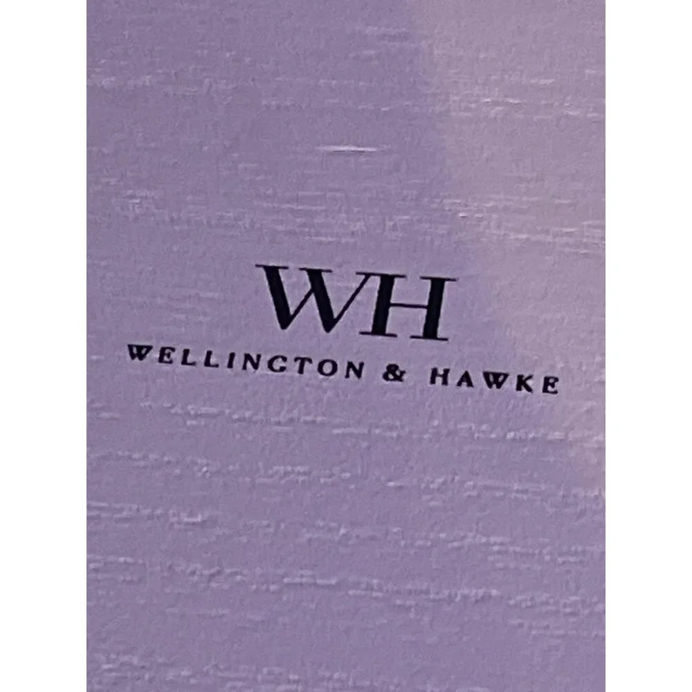 Wellington‎ & Hawke Laundry Dryer Sheet Box White Wood Farmhouse Storage New